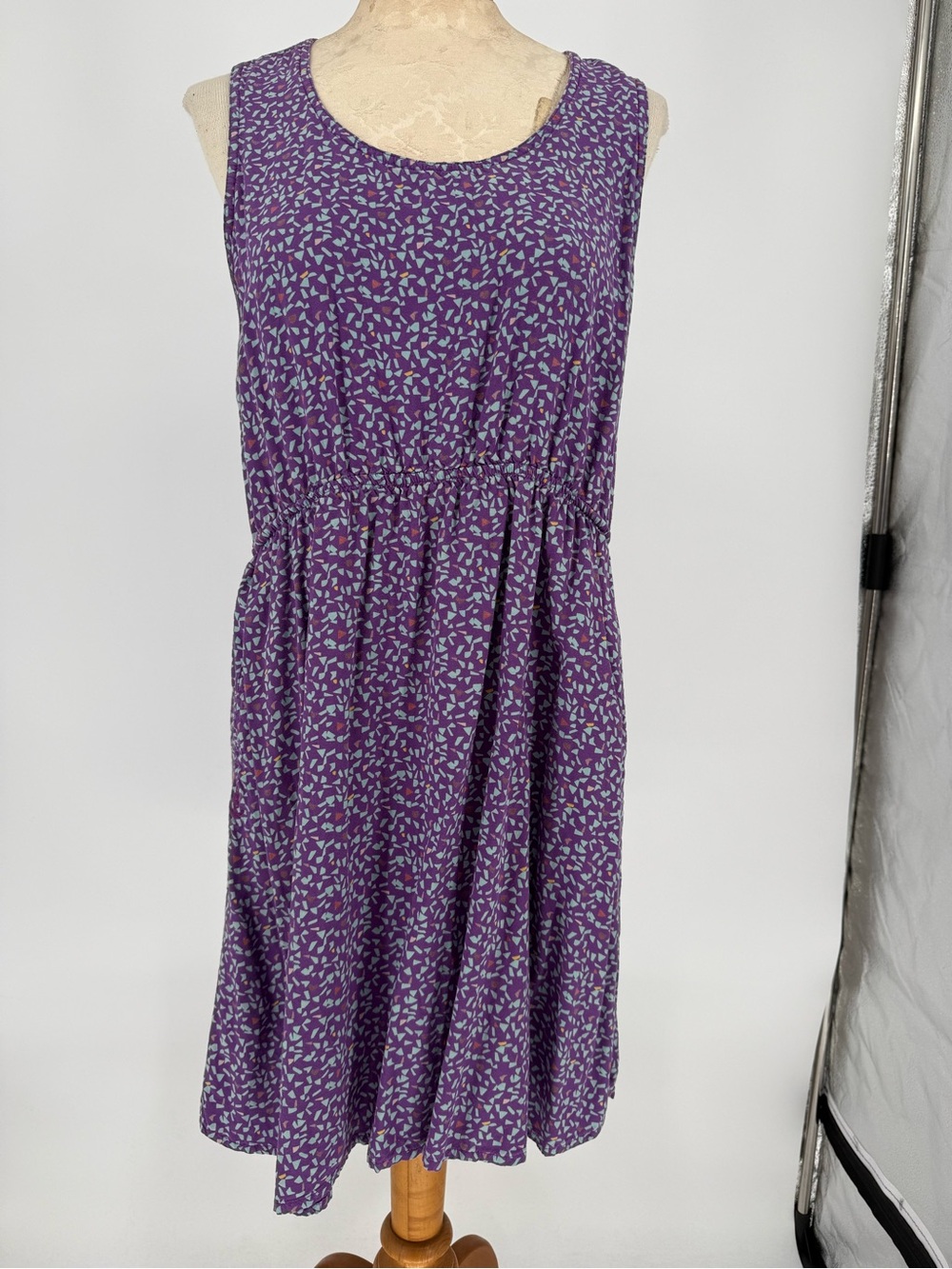 KAVU Women’s Purple Printed Sleeveless Athletic Dress szXL